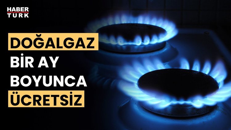 Doğalgaz 1 ay ücretsiz! Karar Resmi Gazete'de yayımlandı...
