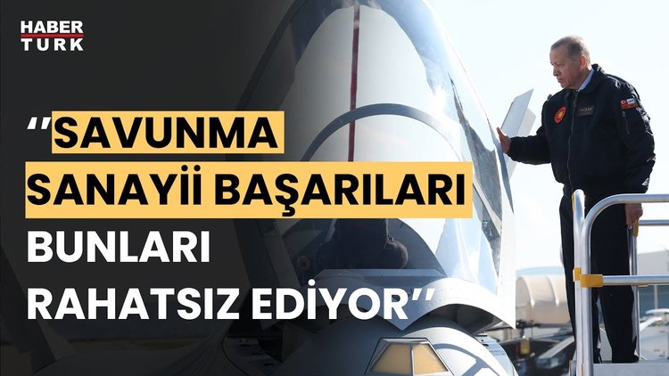 Cumhurbaşkanı Erdoğan açıkladı: Yerli savaş uçağının adı KAAN