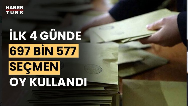 Yurt dışı seçmenden sandığa büyük ilgi