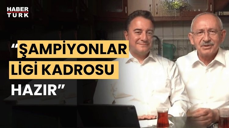 Kemal Kılıçdaroğlu ve Ali Babacan &#039;mutfaktan&#039; seslendi!