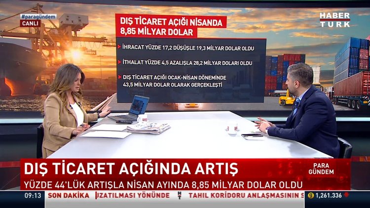 Dış ticaret açığında artış