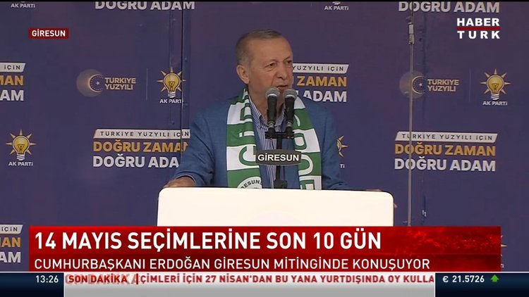 Cumhurbaşkanı Erdoğan, Giresun'da: Pahalılığı yine biz aşarız