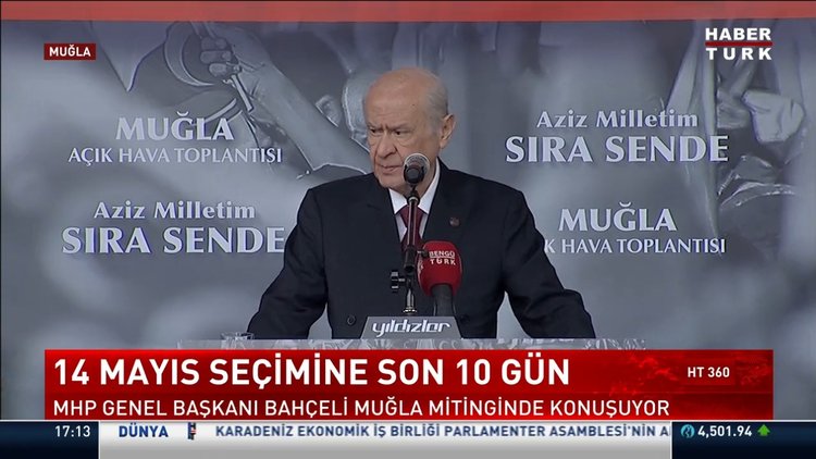 Devlet Bahçeli Muğla'da konuştu