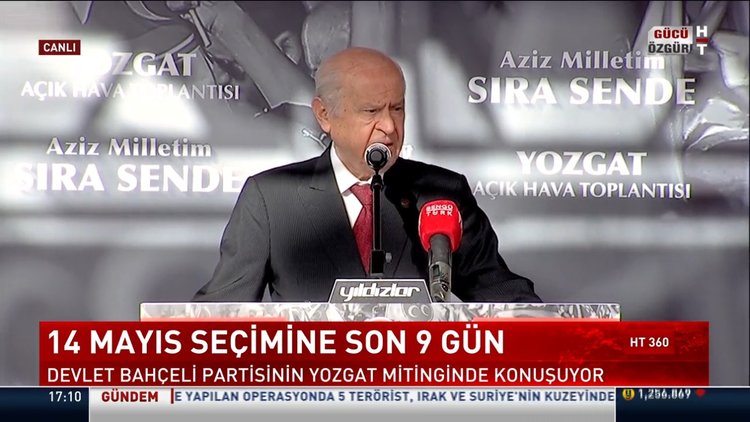 MHP Lideri Devlet Bahçeli Yozgat'ta konuştu