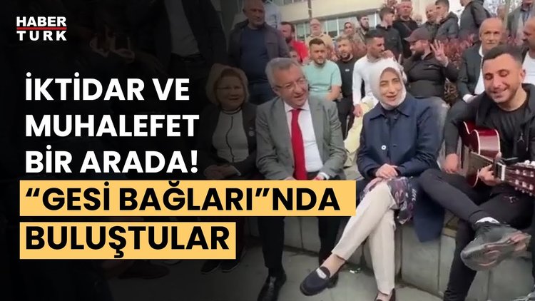 AK Partili Zengin ve CHP&#039;li Altay beraber &#039;Gesi Bağları&#039; türküsünü seslendirdi
