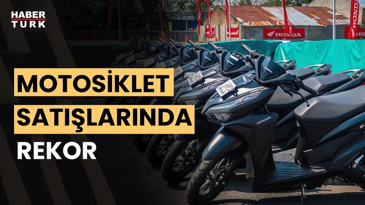 Motosiklet satışlarında rekor!