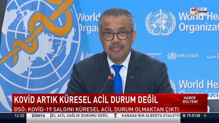 Kovid artık küresel acil durum değil