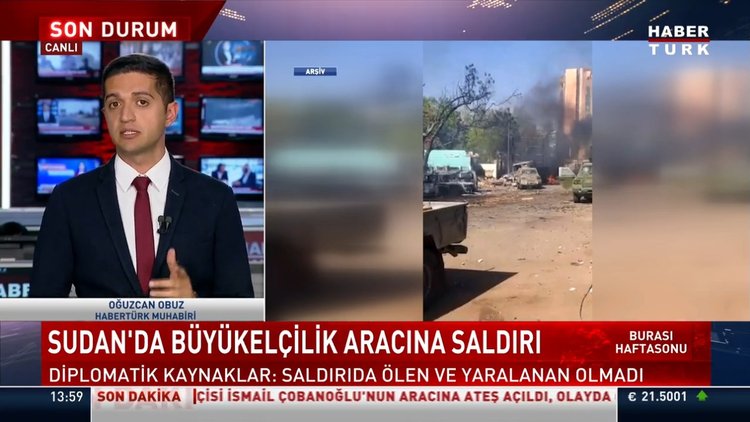 "Sudan'da elçilik aracına ateş açıldı"