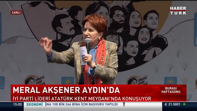 İyi Parti lideri Meral Akşener, Aydın'da seçmenleriyle buluştu