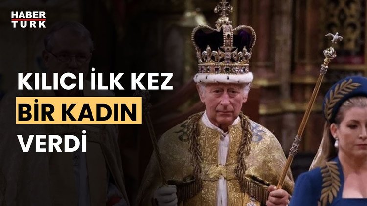 İngiltere'de taç giyme töreni: Kral Charles'a kılıcı veren kişi tarihe geçti