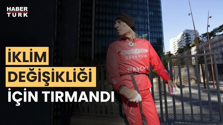 Fransız "Örümcek Adam" 166 metrelik binaya tırmandı