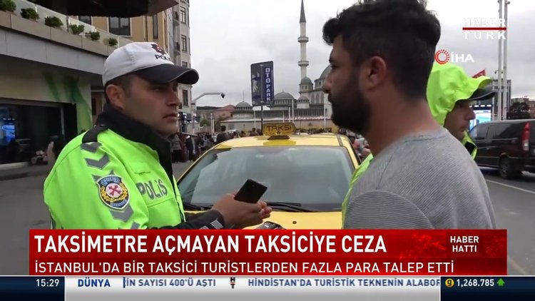 Taksimetre açmayan taksiciye ceza