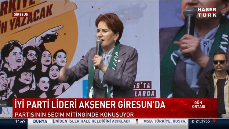 İYİ Parti lideri Meral Akşener Giresun'da