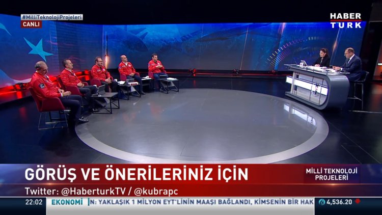 Milli Teknoloji Projeleri Habertürk'te masaya yatırıldı