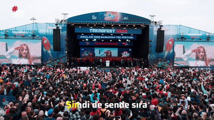 TEKNOFEST'ten 'tam bağımsız Türkiye' marşı