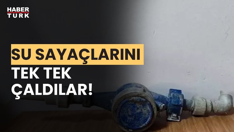İstanbul&#039;da su sayacı hırsızlığı