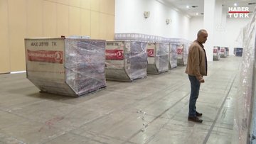 Yurt dışından Ankara'ya getirilen oylar ATO Congresium'da kilitli bölümde muhafaza altına alındı