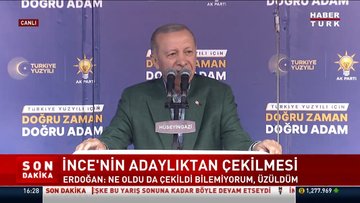 Cumhurbaşkanı Erdoğan Ankara'da konuştu