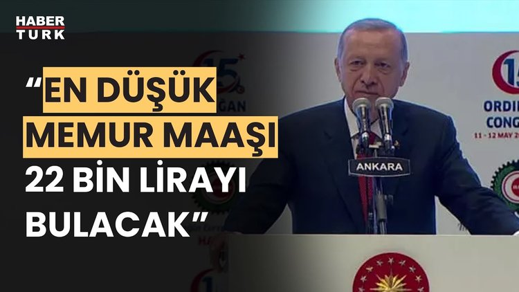 Erdoğan'dan memur maaşı müjdesi!
