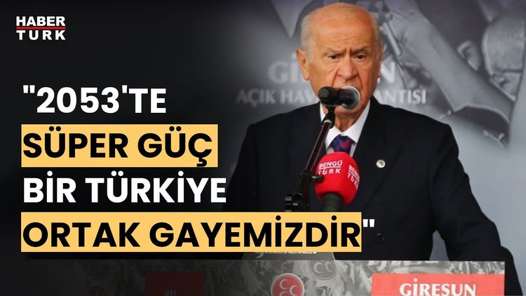 MHP lideri Bahçeli Ordu&#039;da seçmenle buluştu