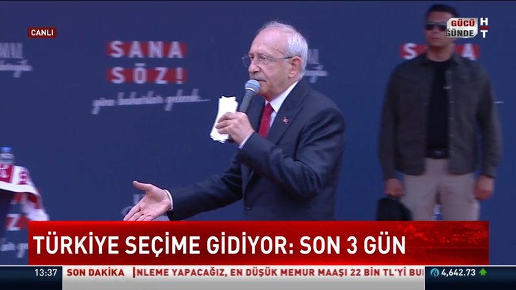 Cumhurbaşkanı Adayı  Kemal Kılıçdaroğlu Sivas'ta