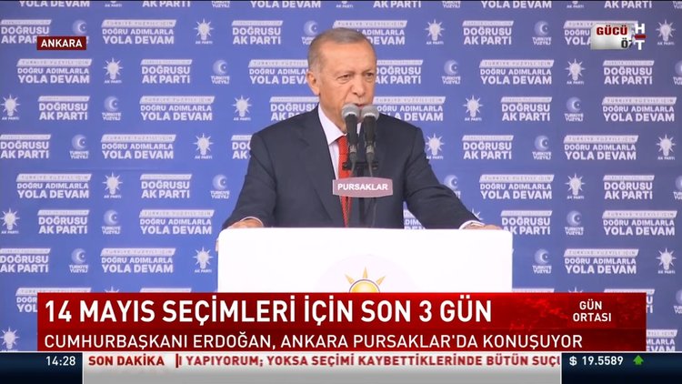 Cumhurbaşkanı Erdoğan Ankara'da