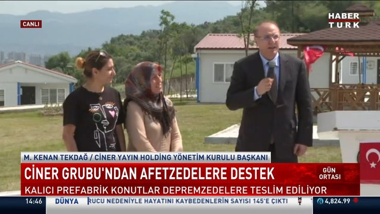 Ciner Grubu'ndan afetzedelere destek