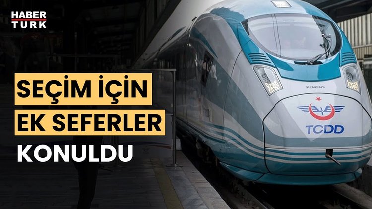TCDD'den seçim günü için ek sefer