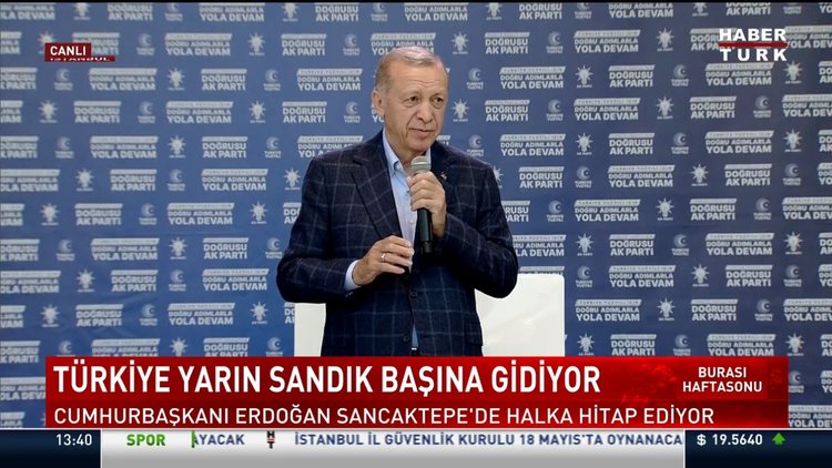 Cumhurbaşkanı Erdoğan: Sandıklar yarın Biden'a da cevap verecek