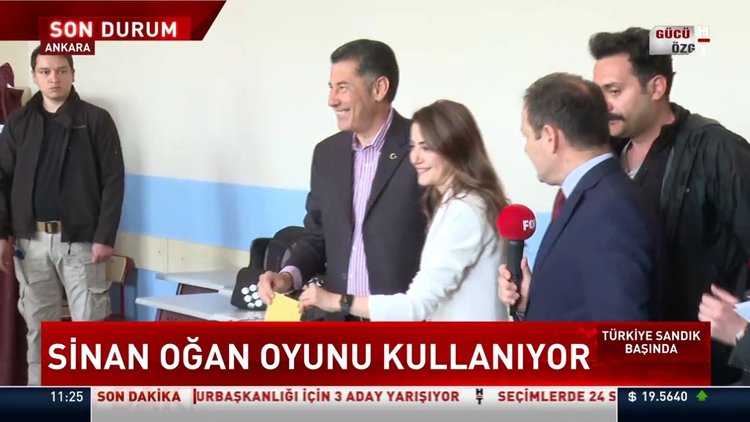 Sinan Oğan oyunu kullandı
