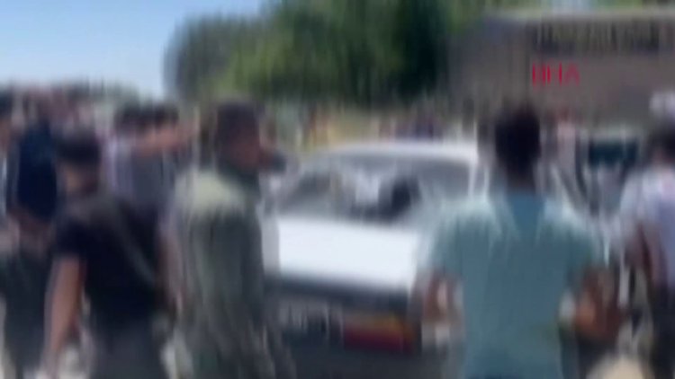 Şanlıurfa'da seçim kavgası kamerada