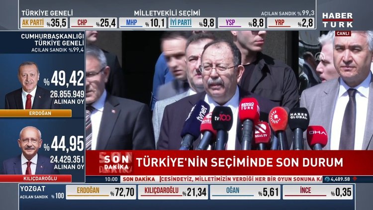 YSK Başkanı Yener açıklamalarda bulundu