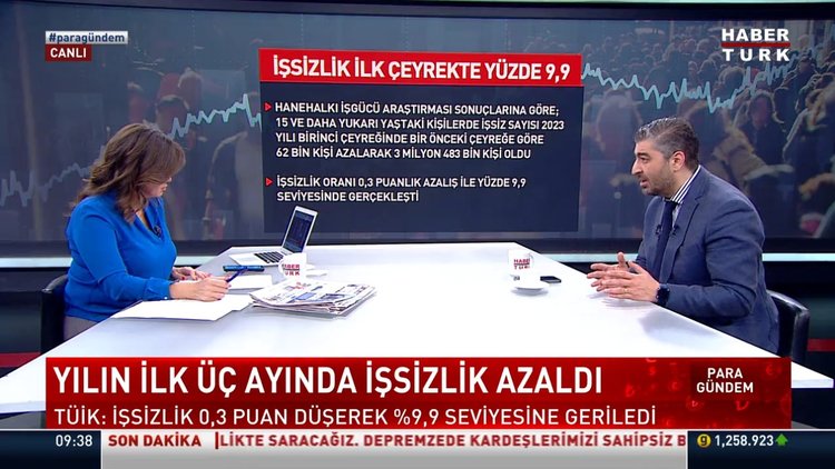 İşsizlik ilk çeyrekte yüzde 9,9