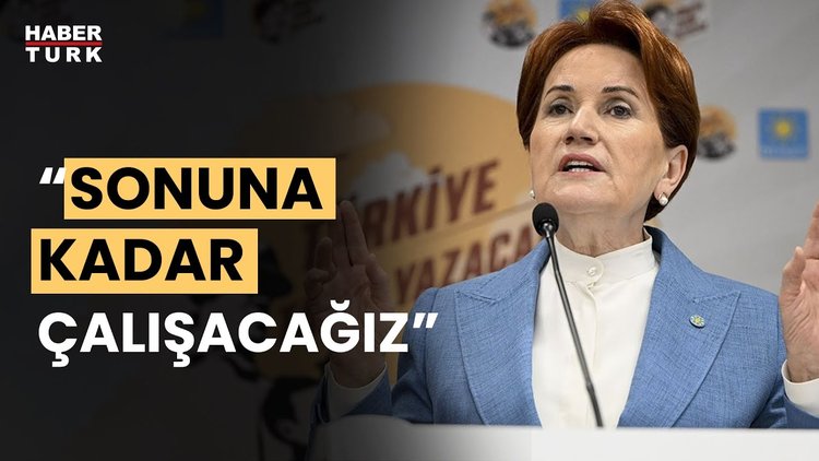 Meral Akşener: "İstibdat yerine hürriyet diyeceğiz"