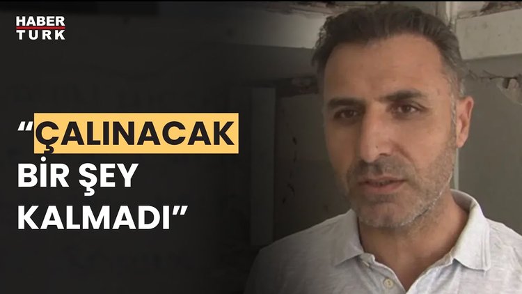 İş yerindeki her şeyi çaldılar