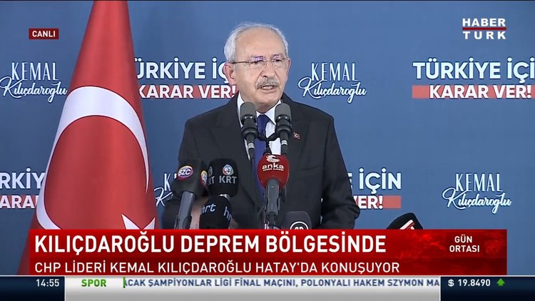 Cumhurbaşkanı Adayı Kemal Kılıçdaroğlu deprem bölgesi Hatay'da konuştu