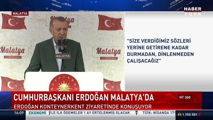 Cumhurbaşkanı Erdoğan Malatya'da