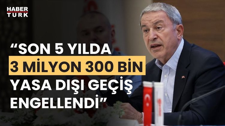 Hulusi Akar&#039;dan hudut güvenliği açıklaması