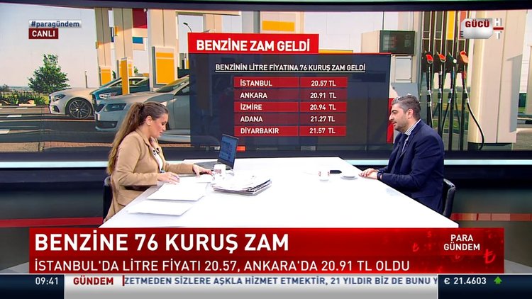 Benzine 76 kuruş zam