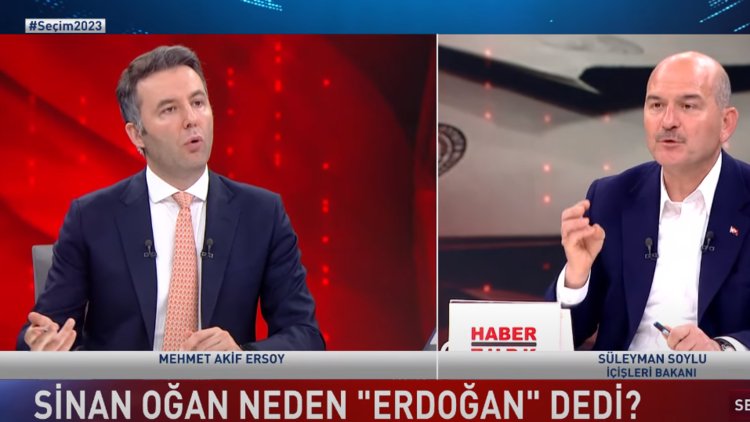 Seçim 2023 - 24 Mayıs 2023 (İçişleri Bakanı Süleyman Soylu Habertürk&#039;te)