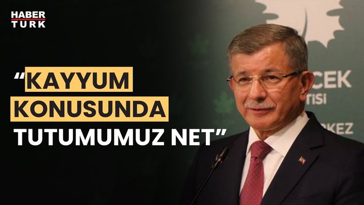 Ahmet Davutoğlu: &quot;Kayyum ataması oy veren halkı cezalandırmak demektir&quot;