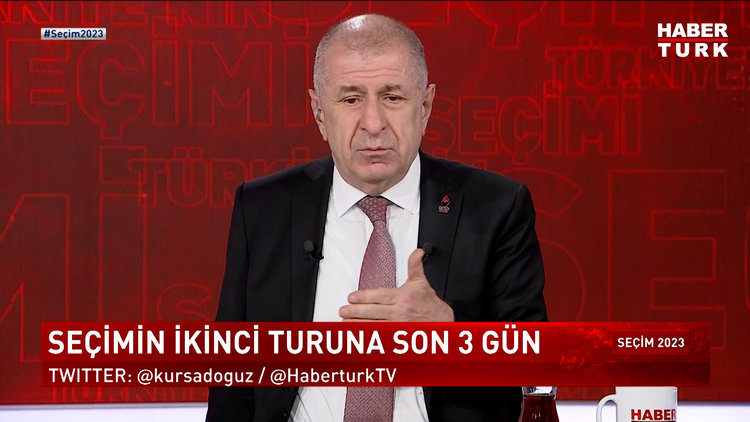 Seçim 2023 - 25 Mayıs 2023 (Zafer Partisi Genel Başkanı Prof. Dr. Ümit Özdağ Habertürk&#039;te)