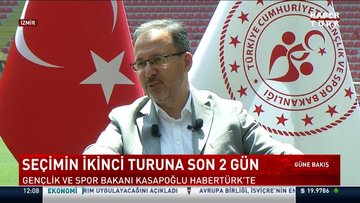 Gençlik ve Spor Bakanı Kasapoğlu Habertürk'te