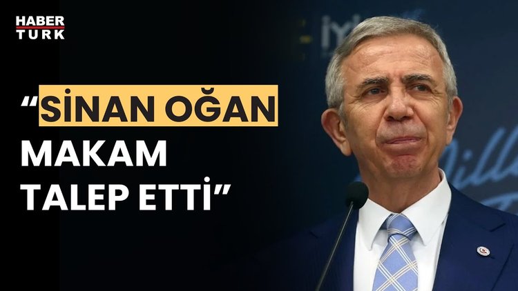 Sinan Oğan'ın makam talebi oldu mu?