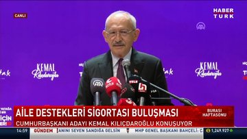 Cumhurbaşkanı adayı Kılıçdaroğlu'ndan açıklamalar