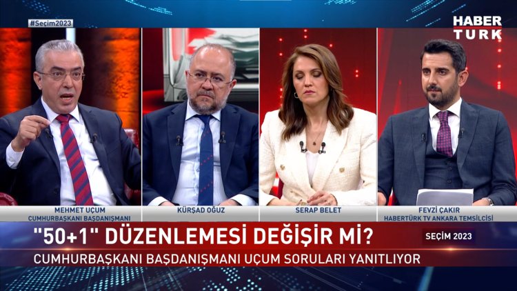 Seçim 2023 - 26 Mayıs 2023 (Cumhurbaşkanı Başdanışmanı Mehmet Uçum Habertürk&#039;te)