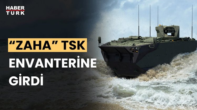 Zırhlı amfibi araç "ZAHA" TSK'ya teslim edildi