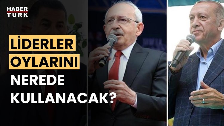 Cumhurbaşkanlığı seçimlerinin ikinci turunda liderler nerede oy kullanacak?