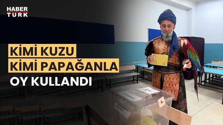 Sandık başında renkli anlar yaşandı