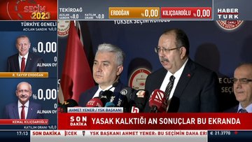 YSK Başkanı Yener’den açıklamalar
